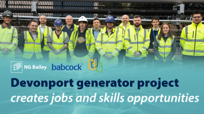 Devonport generator project creates jobs and skills opportunities