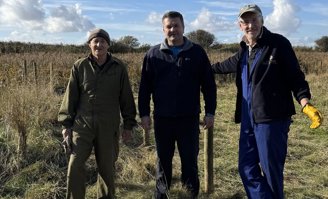 Yorkshire wildlife trust Spurn point group photo