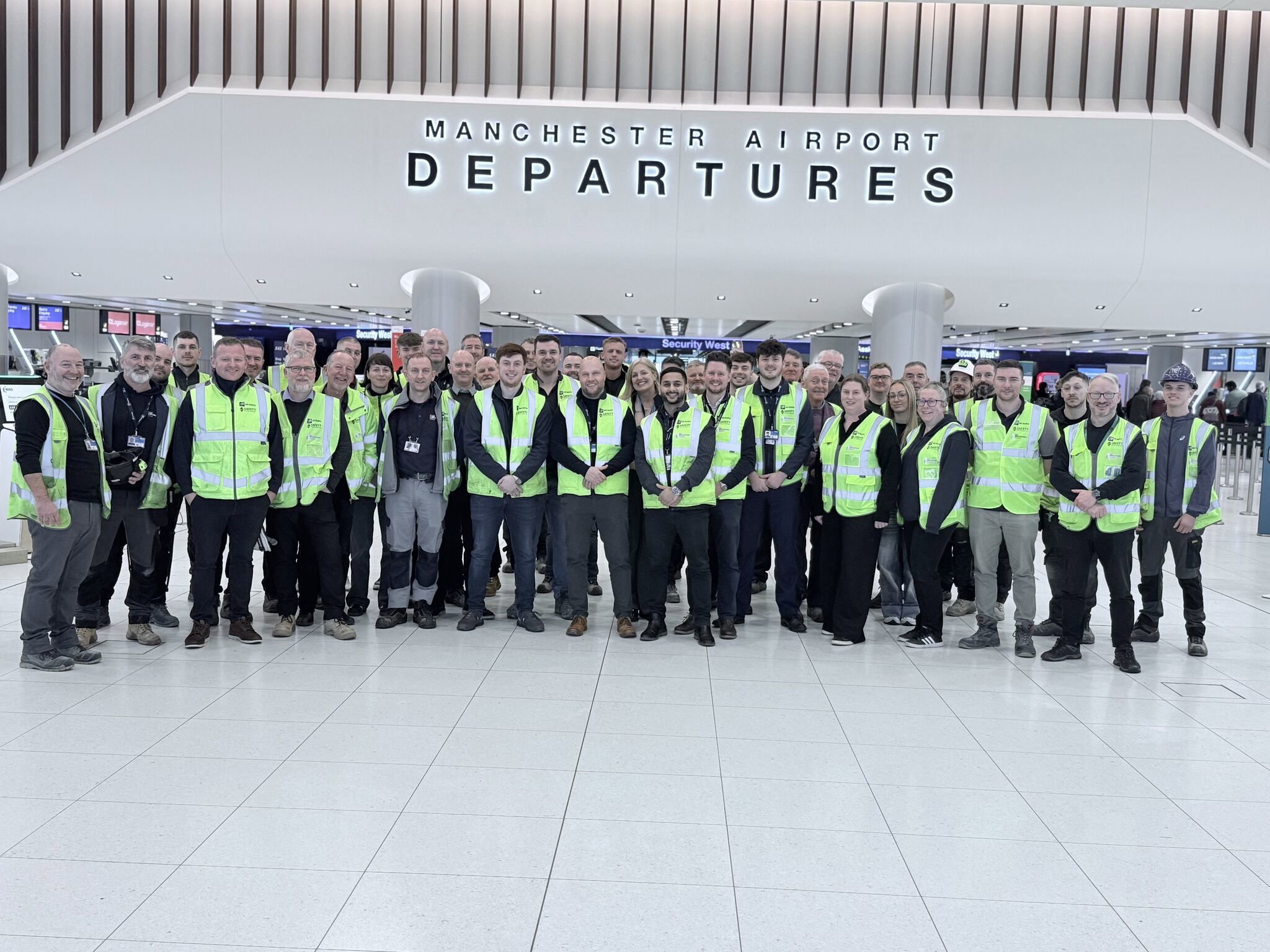 Manchester Airport Team Photo
