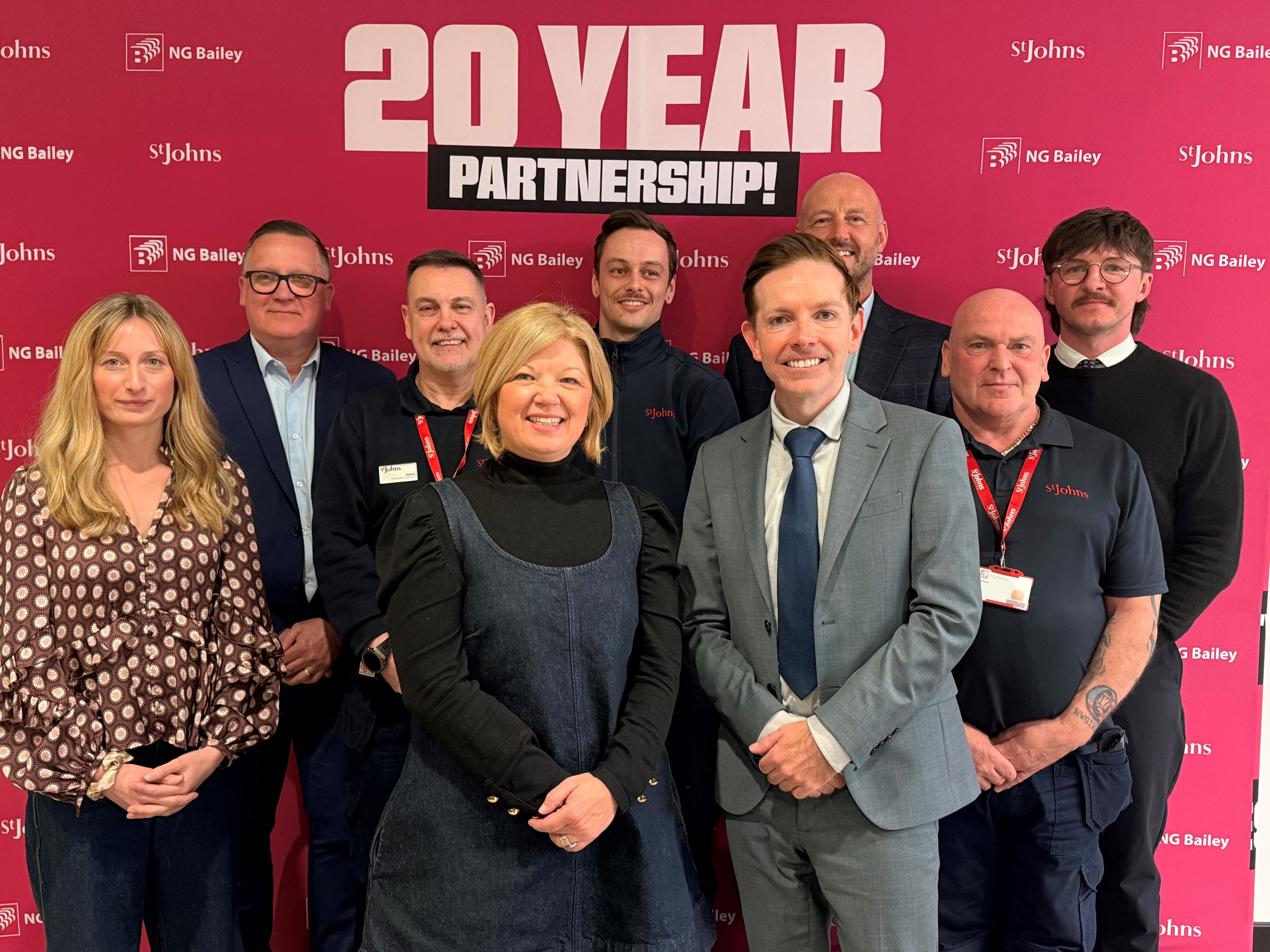 St Johns 20 year partnership