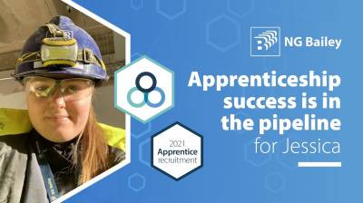 Apprenticeship success is in the pipeline for Jessica