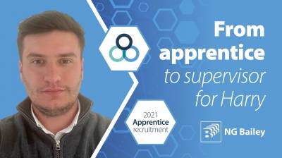 From apprentice to supervisor role for Harry
