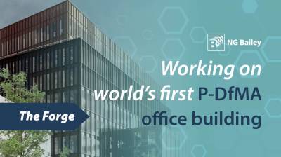 Working on world’s first P-DfMA office building