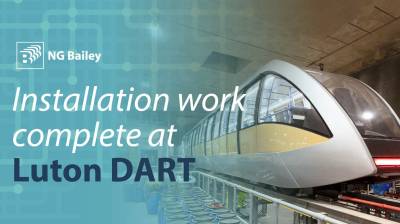 Installation work complete at Luton DART