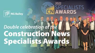 Double celebration at the Construction News Specialist Awards 