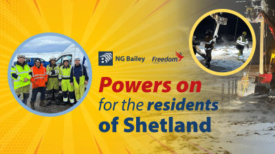 Freedom ‘powers on’ for the residents of Shetland.