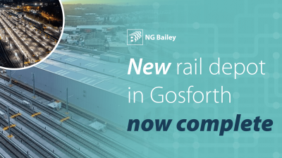 New rail depot in Gosforth now complete