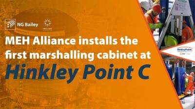MEH Alliance installs the first marshalling cabinet at Hinkley Point C