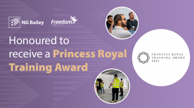 Honoured to receive a Princess Royal Training Award